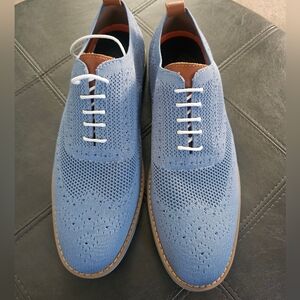Brand New Without Tags Milano Light Blue Knit Oxfords Original box not included